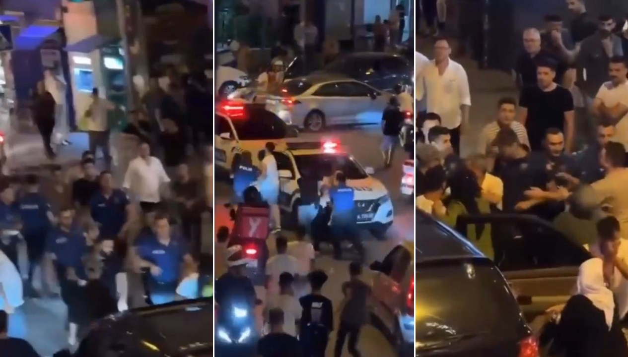 Bayrampaşa'da yanılgılı park gerginliği yaşandı. Polis gruplarının uyarısı sonrası gerginlik