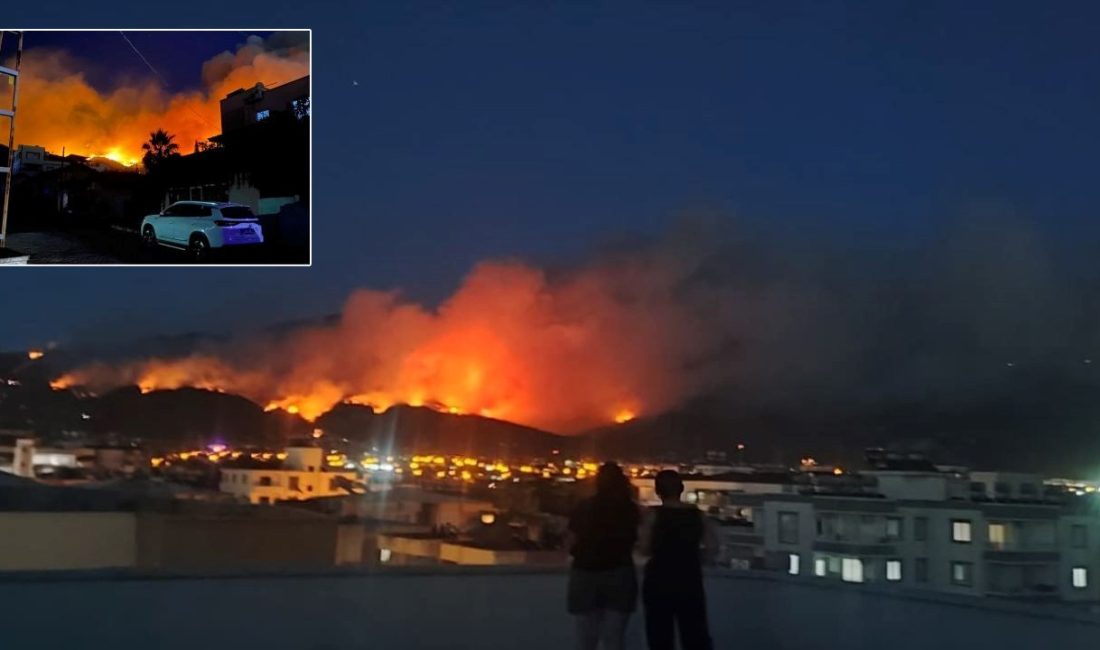 Hatay'ın Dörtyol ilçesinde orman yangını çıktı. Bölgeye çok sayıda yangın