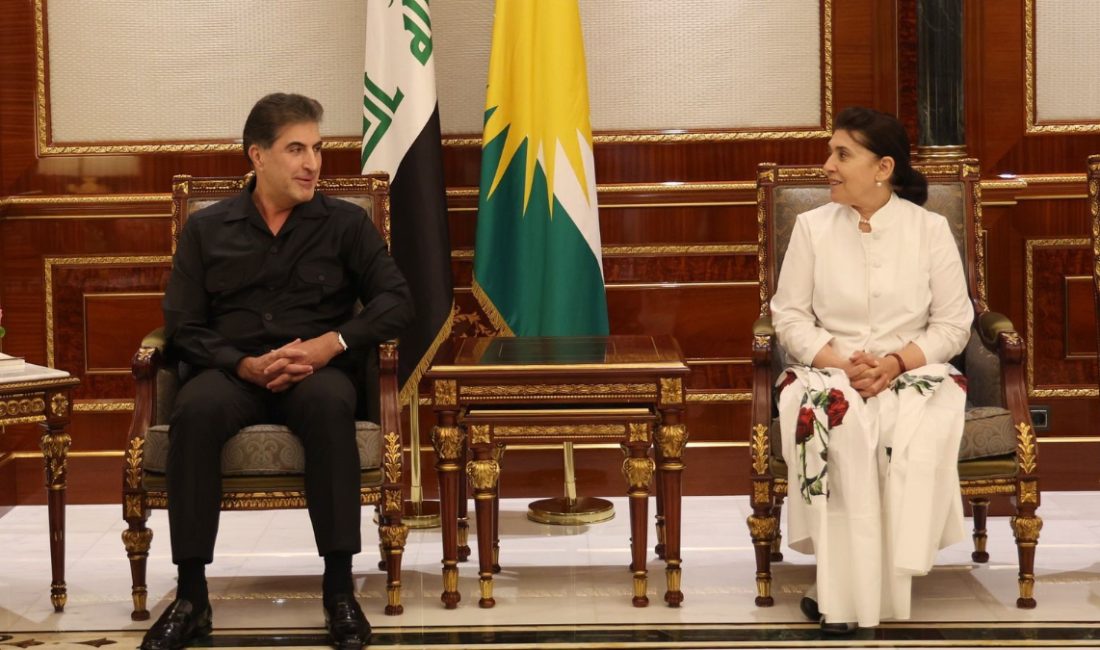 Irak Kürt Bölgesel İdaresi (IKBY) Lideri Neçirvan Barzani, DEM Parti