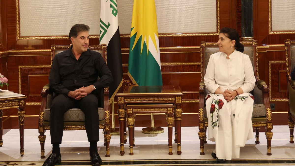Irak Kürt Bölgesel İdaresi (IKBY) Lideri Neçirvan Barzani, DEM Parti