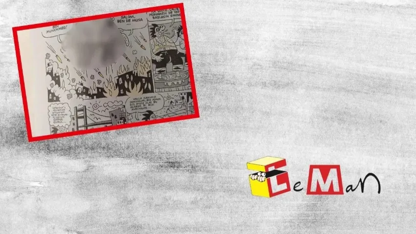 Hazreti Muhammed’i tasvir ettiği iddia edilen karikatür nedeniyle hakkında “dini