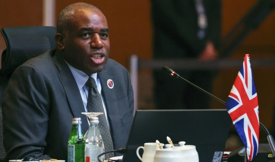 İngiltere Dışişleri Bakanı David Lammy, İngiltere parlamentosunda yaptığı konuşmada, "İsrail'in