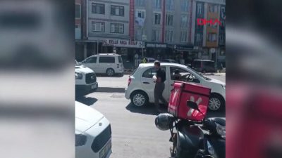 Sultangazi'de kendisini yaralı üzere göstererek dilenen bir kişinin, gün sonunda