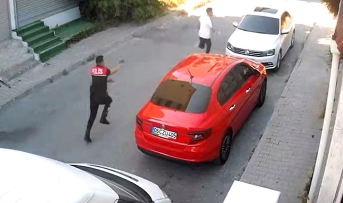 Arnavutköy'de yemek molası veren yunus polis takımları, bağırma sesleri üzerine