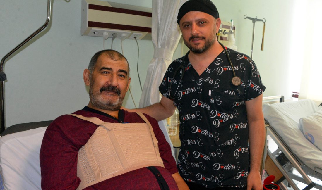 Kahramanmaraş'ta, kalp kapakçığı değişimi için ameliyata alınan 47 yaşındaki Aziz