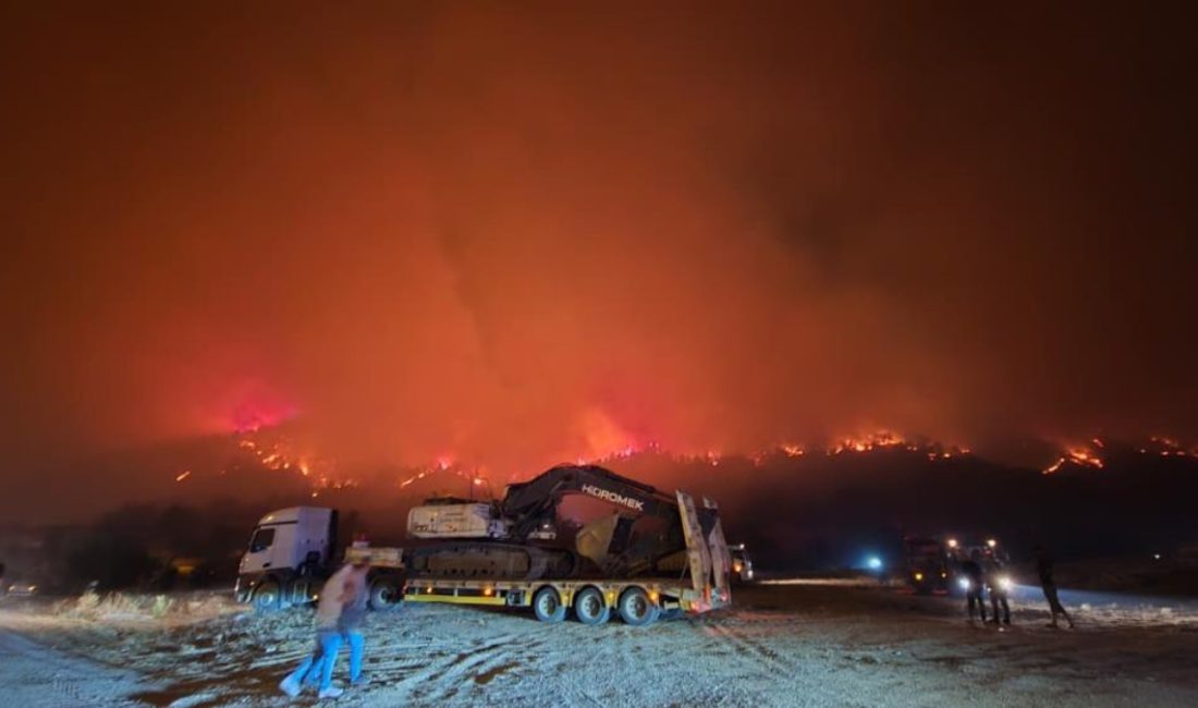 Karabük'ün Safranbolu ilçesinde ormanlık alanda çıkan yangına müdahale 4. gününde