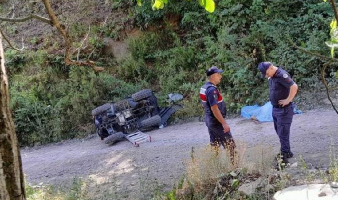 Kastamonu'da ATV'nin devrilmesi sonucu 1 kişi hayatını yitirdi, 1 kişi