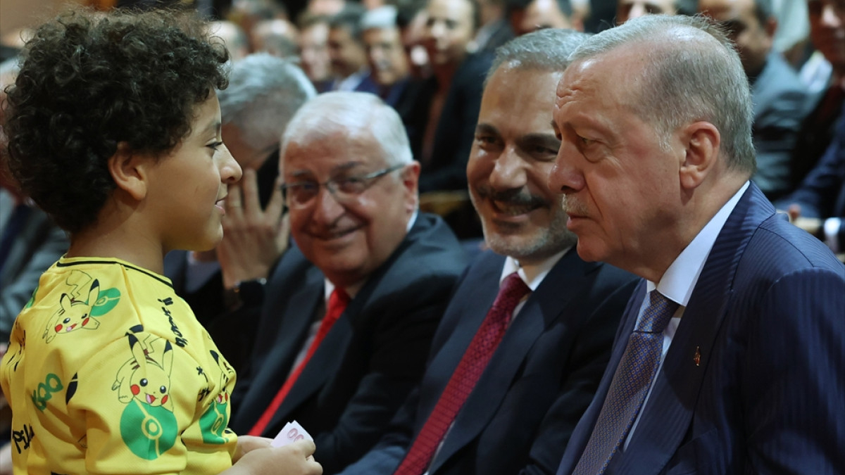 Lefkoşa'da düzenlenen 20 Temmuz Barış ve Özgürlük Bayramı Geçit Töreni'nde,