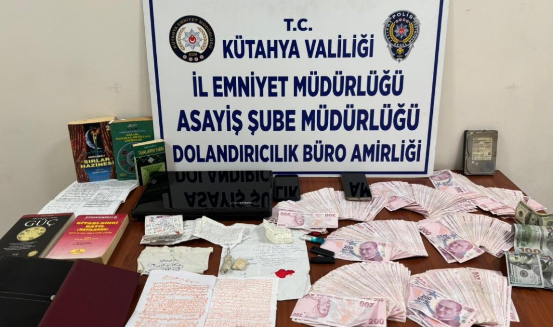Tavşanlı ilçesinde halkın dini inanç ve hislerini istismar ederek çıkar