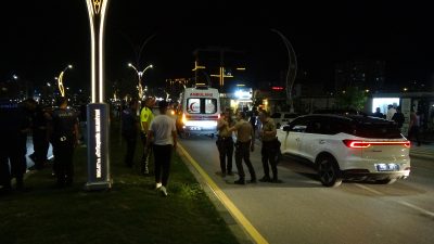 Yeşilyurt ilçesinde, asker uğurlaması sırasında düzenlenen konvoyda polis takımlarıyla yaşanan
