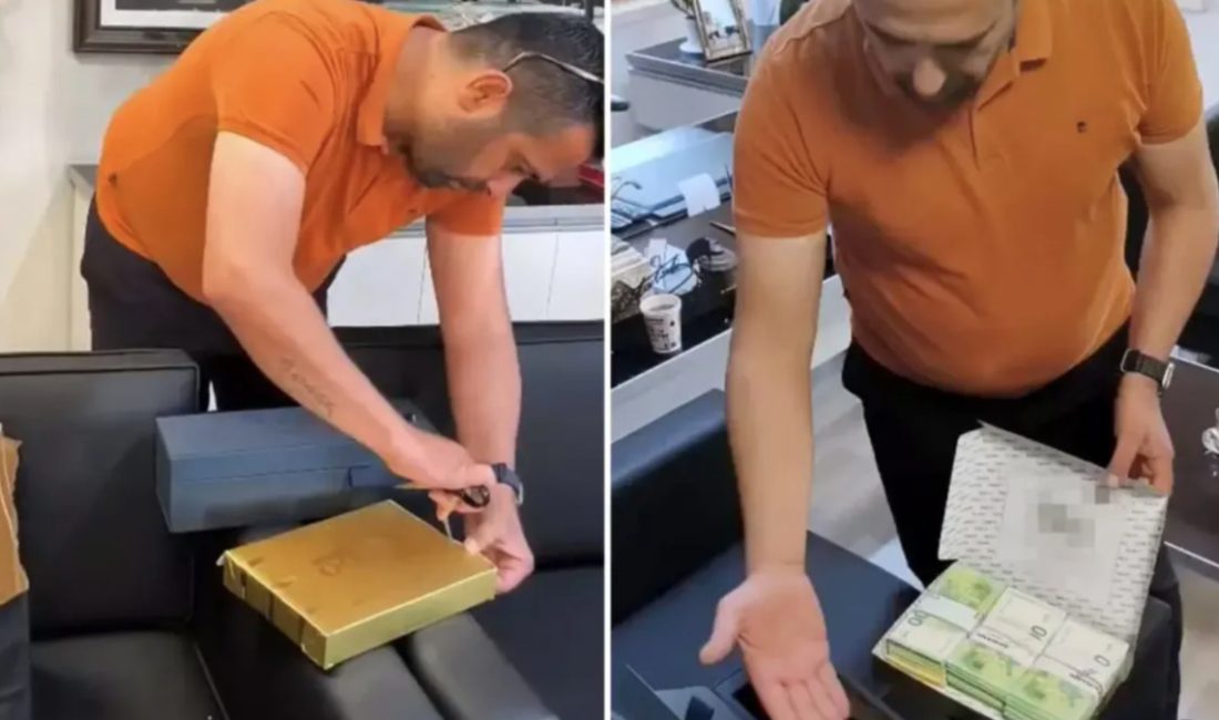 Manavgat Belediyesi'ne düzenlenen rüşvet operasyonunda baklava kutuları içerisinde para trafiği