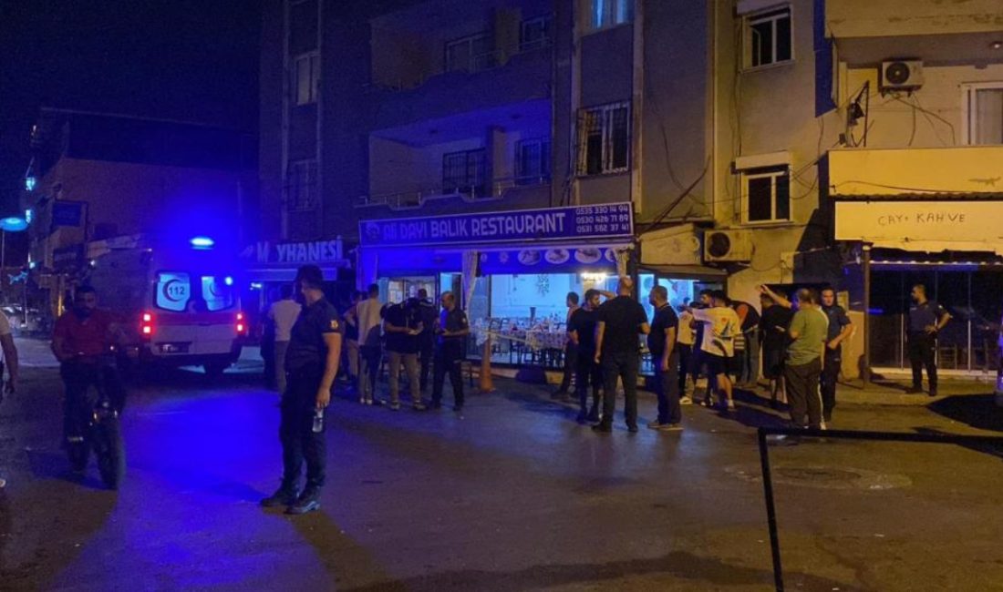 Mersin'de restoranda müşteriler ve işçi ortasında çıkan silahlı ve bıçaklı