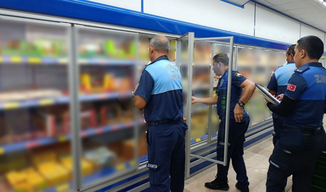 Kent merkezinde belediye takımları, etiket ve son kullanma tarihi kontrolünde