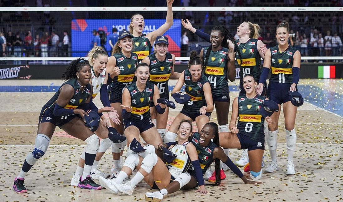 İtalya, finalde Brezilya'yı 3-1 mağlup eden İtalya üst üste ikinci