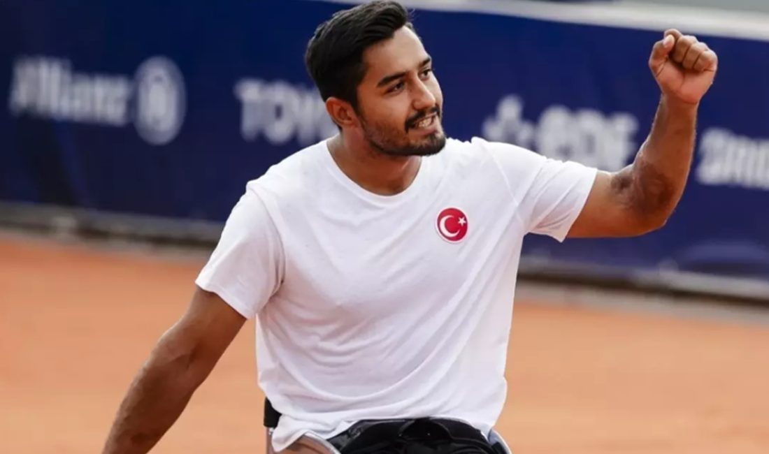 Ahmet Kaplan, Wimbledon'ın tekerlekli sandalye quad kategorisinde yarı finale yükseldi.
