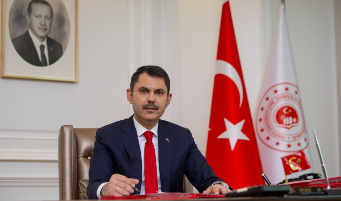Murat Kurum, Kahramanmaraş Dulkadiroğlu ilçesine bağlı Bulanık Mahallesi’nde imali tamamlanan