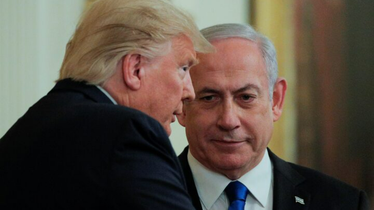 İsrail Başbakanı Binyamin Netanyahu, Gazze'de ateşkesi duyuran ABD Başkanı Donald