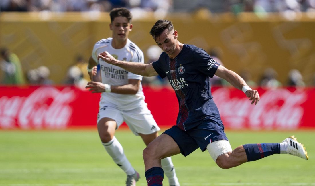 2025 FIFA Kulüpler Dünya Kupası yarı final maçında Paris Saint-Germain,
