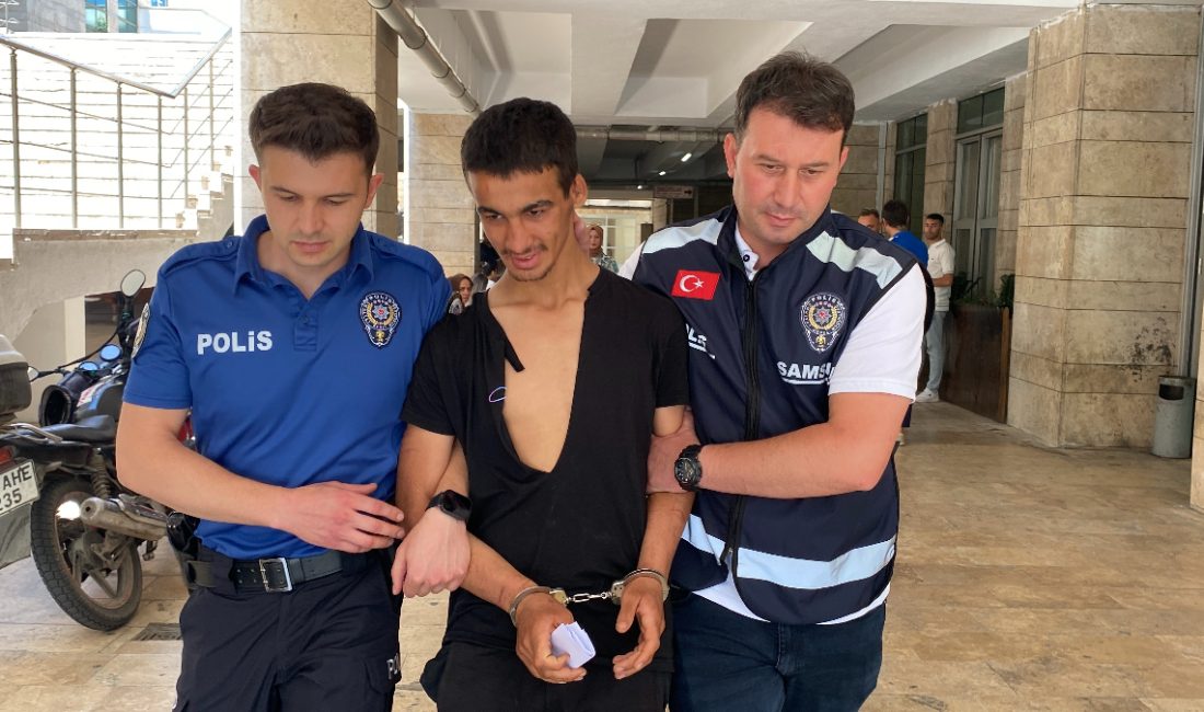 İlkadım ilçesinde bir şahıs, kıyıda balık tutmaya çalışan kişiyi ‘2