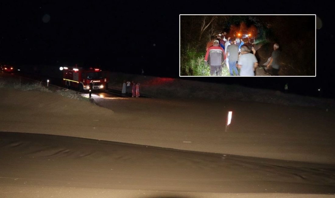 Erzurum Oltu'da akşam saatlerinde tesirli olan sağanak yağış sele dönüştü.