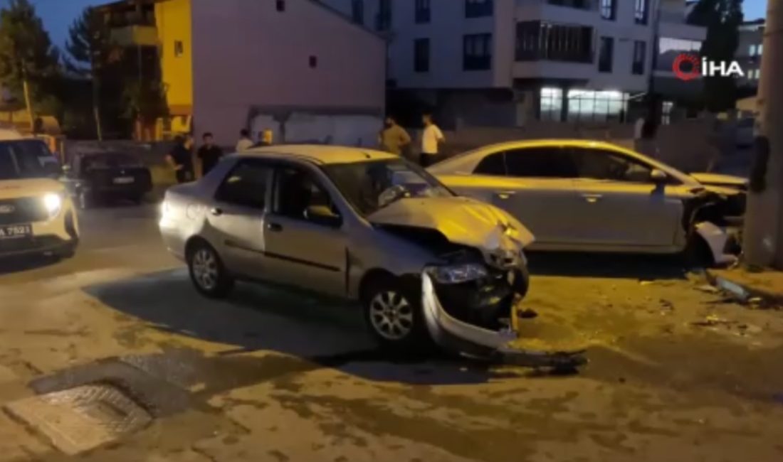 İki arabanın baş başa çarpıştığı kazada yaralanan 6 kişi, olay