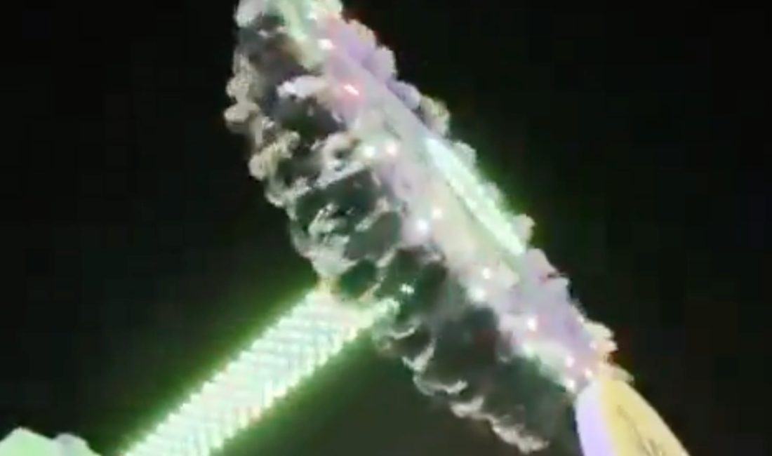 Suudi Arabistan’ın Taif kentindeki bir lunaparkta “360 Derece” isimli oyuncak