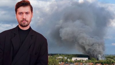 Avrupa'nın en büyük müzik etkinliklerinden olan Tomorrowland'in ana sahnesinde yangın