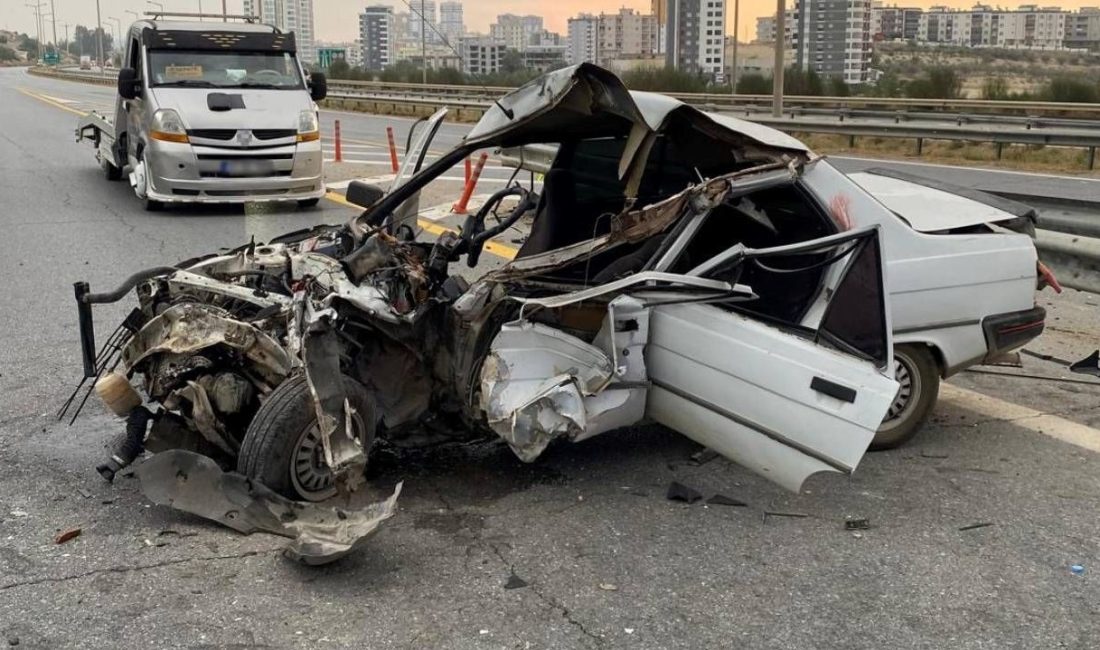 Mersin'in Tarsus ilçesinde meydana gelen trafik kazasında iki kardeşten biri