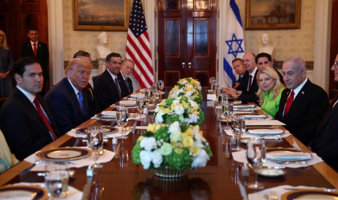 ABD Başkanı Donald Trump, İsrail Başbakanı Binyamin Netanyahu’yu Beyaz Saray’da