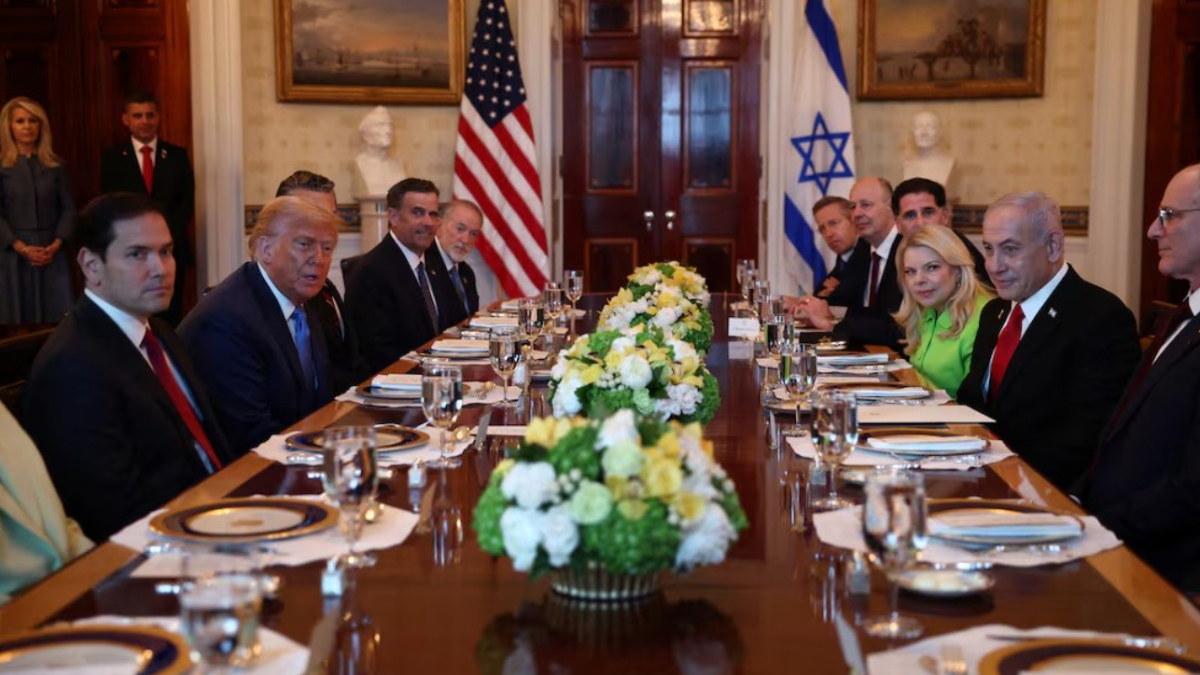 ABD Başkanı Donald Trump, İsrail Başbakanı Binyamin Netanyahu’yu Beyaz Saray’da