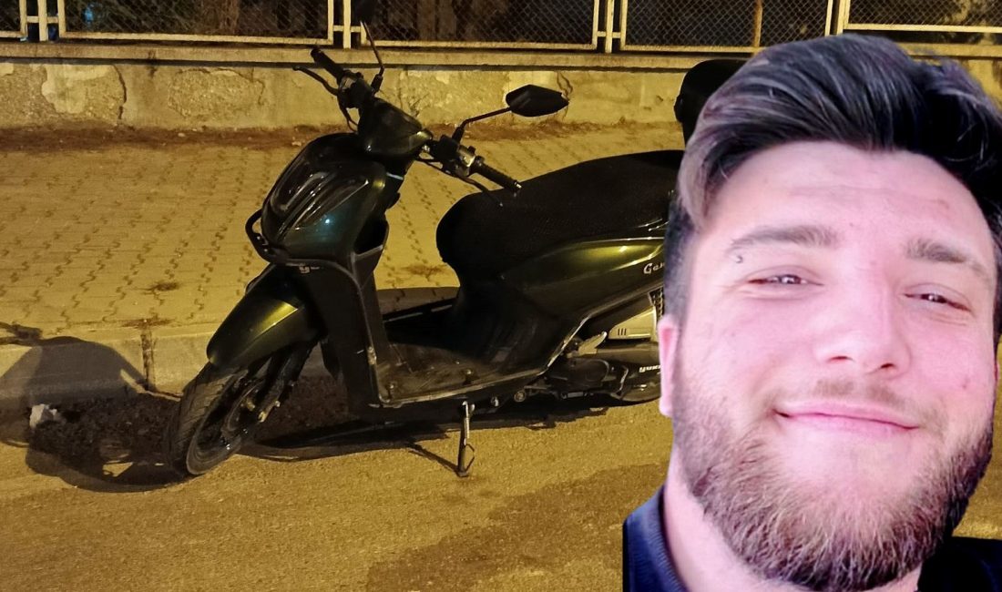 Burdur'da refüje çarpan motosikletin şoförü üniversite öğrencisi Kemal Efe Bettemir hayatını