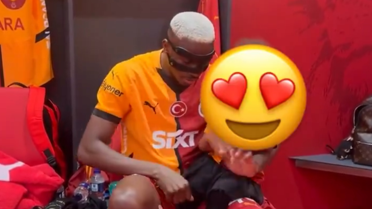 Galatasaray'ın transferi için son ayrıntıları görüştüğü Victor Osimhen, sarı-kırmızılı grubun