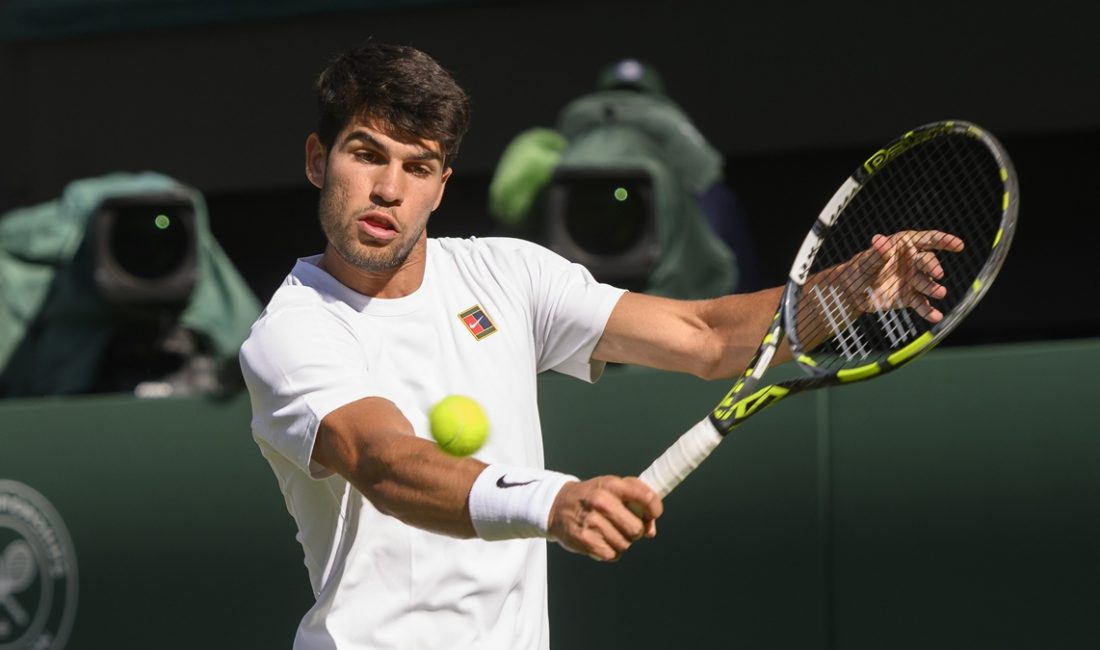 Dönemin üçüncü grand slam tenis turnuvası Wimbledon'da Carlos Alcaraz ve
