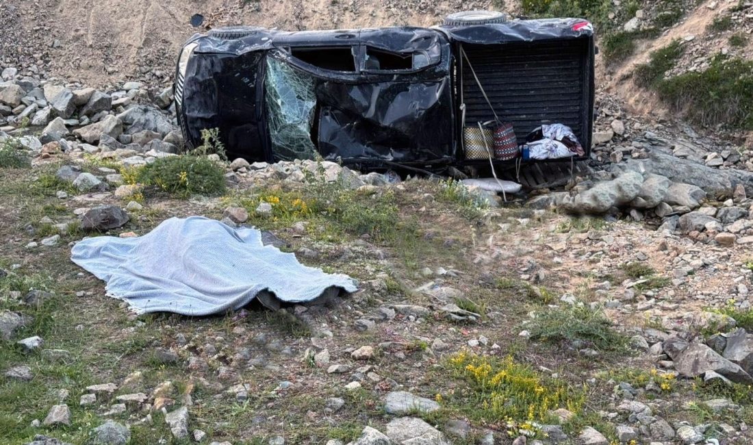 Gümüşhane'de yayladan dönüş yolundaki ailenin bulunduğu arabanın şarampole yuvarlanması sonucu