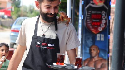 Sorgun ilçesine bağlı Bahadın beldesinde kafe işleten Güner Öztürk'ün, 1,5