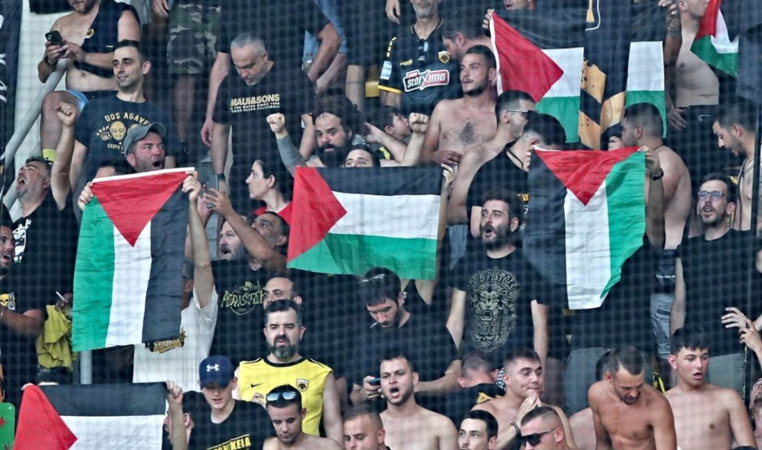 UEFA Konferans Ligi 2. cins birinci maçında Yunanistan grubu AEK'nın,