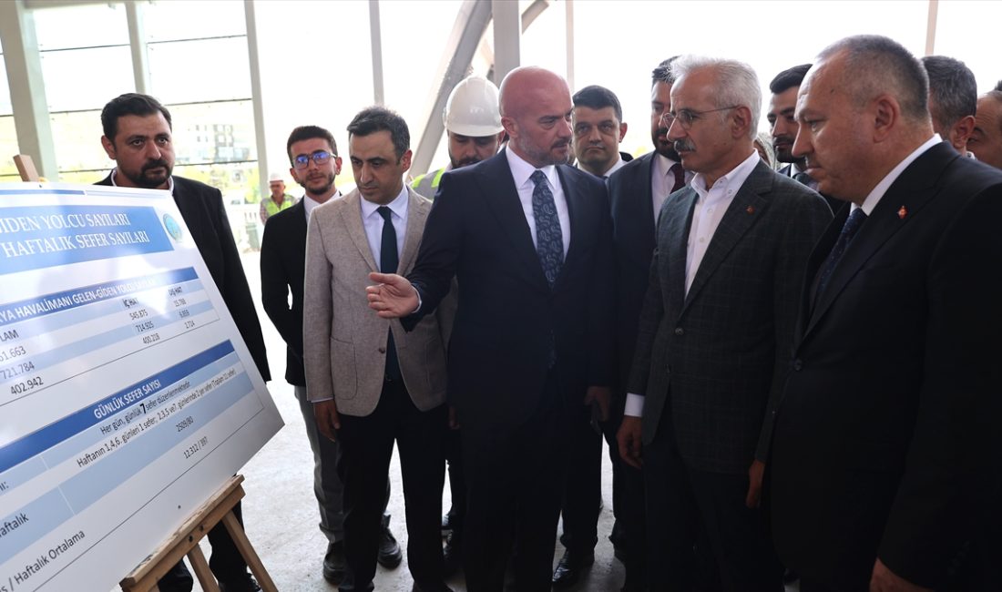 Ulaştırma ve Altyapı Bakanı Abdulkadir Uraloğlu liderliğindeki grup, Kapadokya Havalimanı'nı
