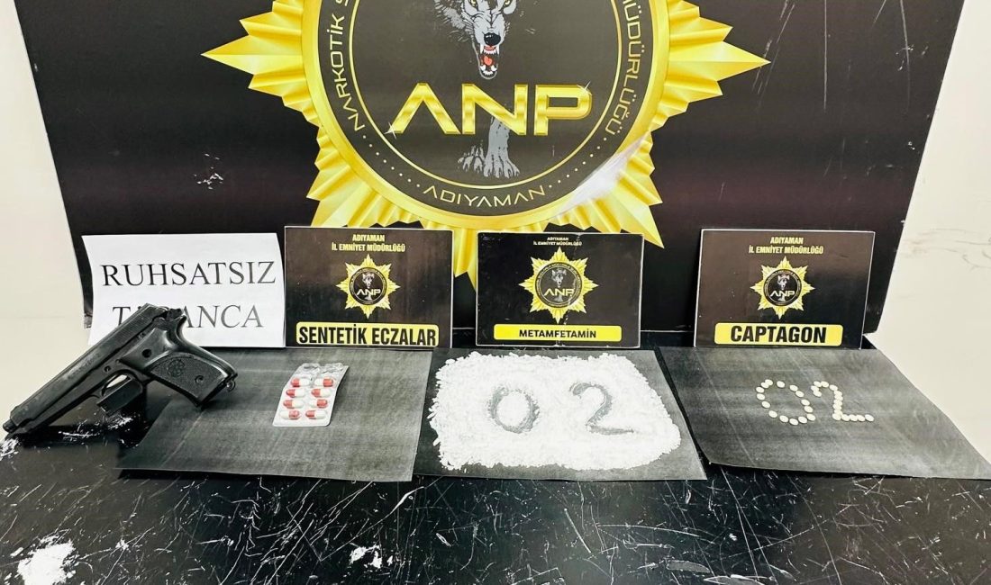 Adıyaman İl Emniyet Müdürlüğü takımlarınca düzenlenen operasyonda, uyuşturucu unsur ticareti
