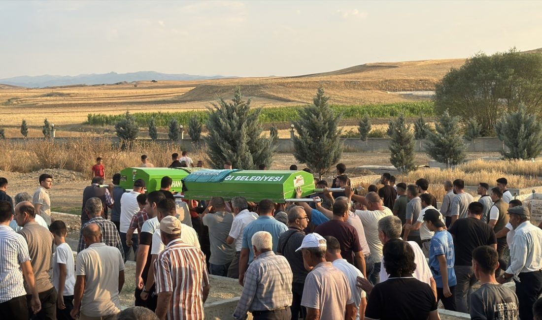 Afyonkarahisar'da serinlemek için bir kısmı bataklık olan gölete giren 2