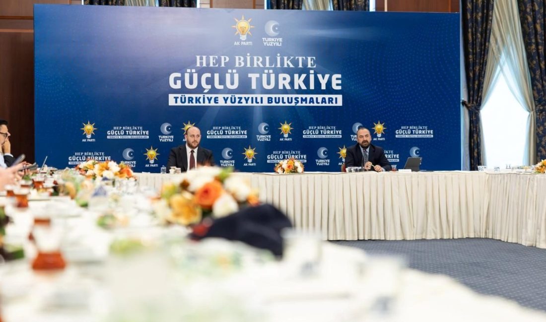 AK Parti, "Türkiye Yüzyılı Buluşmaları" programıyla alana iniyor. Program kapsamında