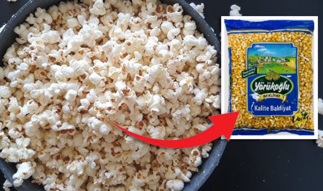Yörükoğlu Popcorn-Mais isimli patlamış mısır eseri, yapılan tahlillerde yüksek ölçüde