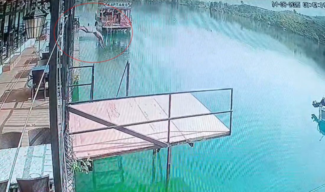 Manavgat'ta, ‘Göle girmek tehlikeli ve yasaktır' ihtarlarına karşın baraj gölüne