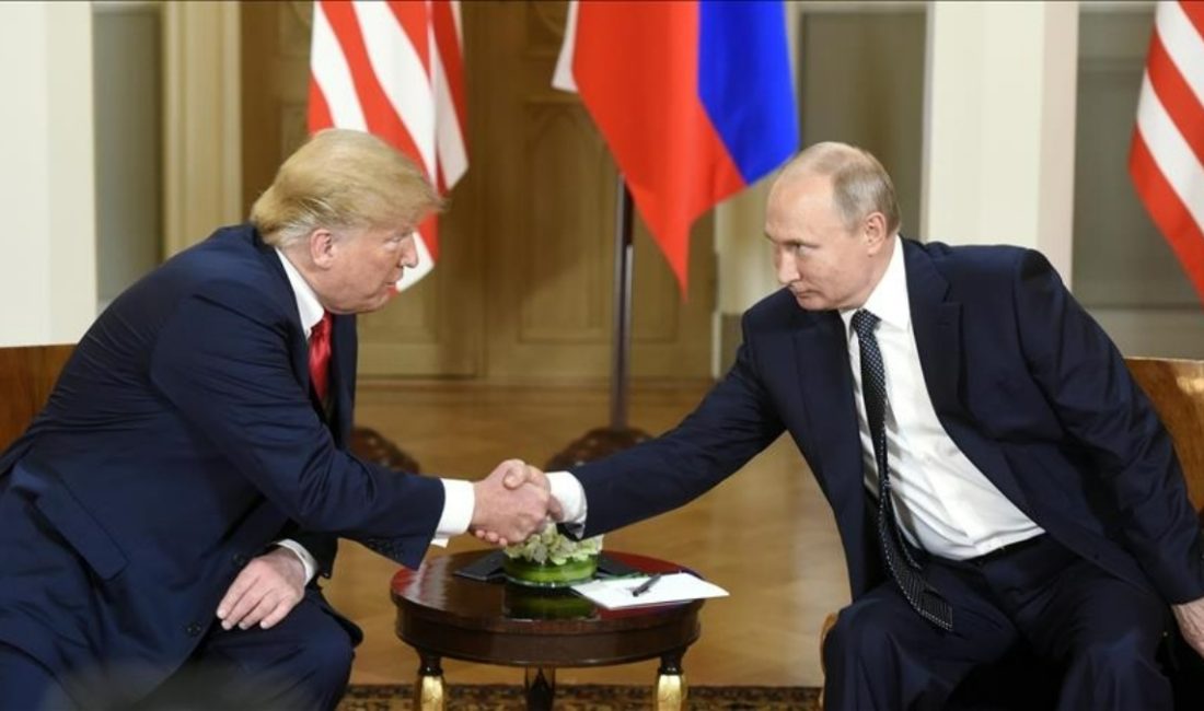 ABD Başkanı Donald Trump, Rusya Devlet Lideri Vladimir Putin ile