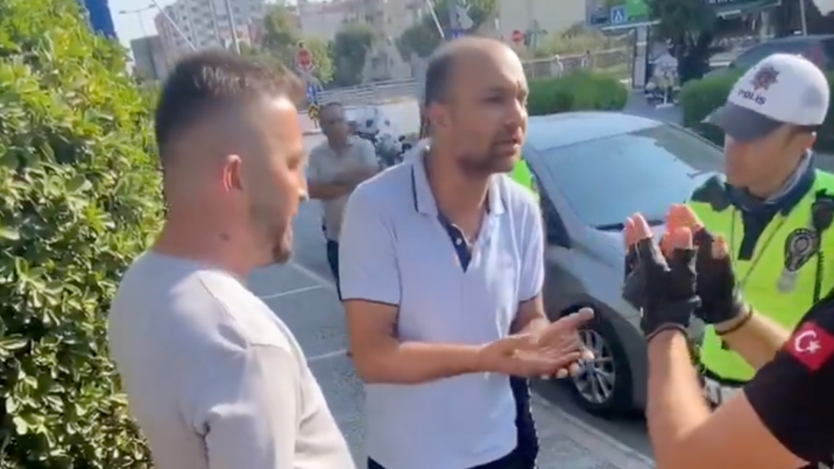 Aydın'da alkollü olan bir şoför, polise güç anlar yaşattı. Kendisini