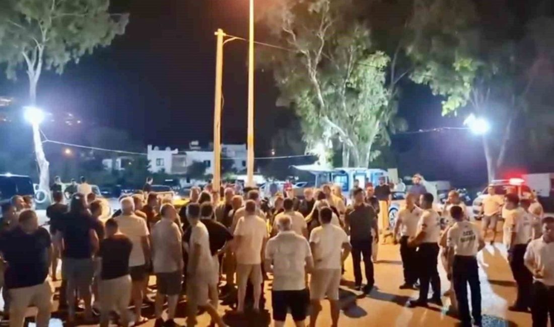 Muğla'nın Bodrum ilçesinde bir taksici, minibüs sürücüleri tarafından taarruza uğradı.