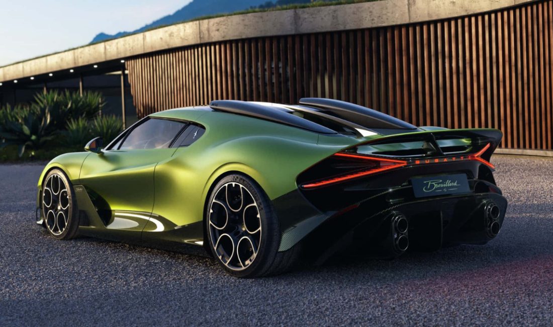 Bugatti, W16 motorunu kullanan son özel modeli olan ve tek