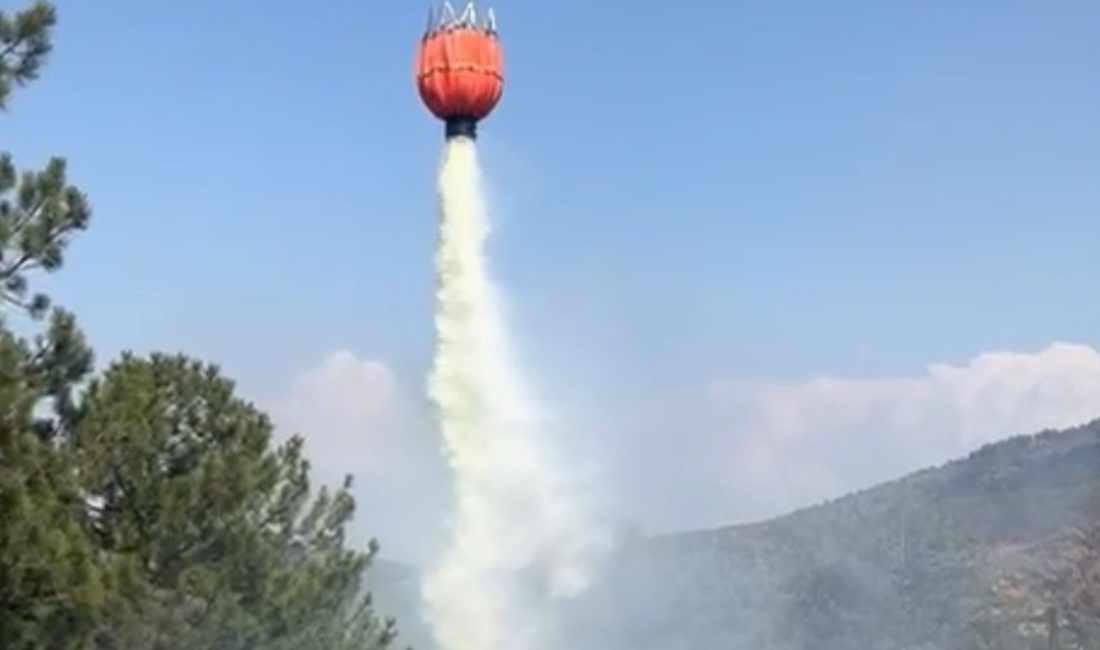 Harmancık ilçesi yakınlarında geçtiğimiz günlerde çıkan ve dört gün süren