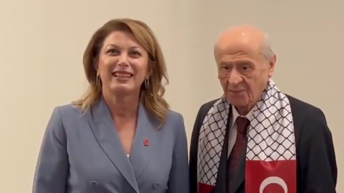 Dün Gazze için olağanüstü toplanan Meclis'teki toplantıya katılsan Devlet Bahçeli’ye