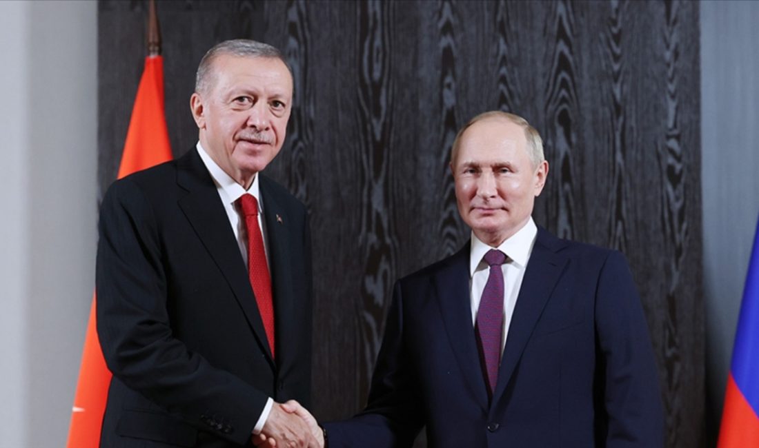 Cumhurbaşkanı Recep Tayyip Erdoğan, Rusya Devlet Başkanı Vladimir Putin ile