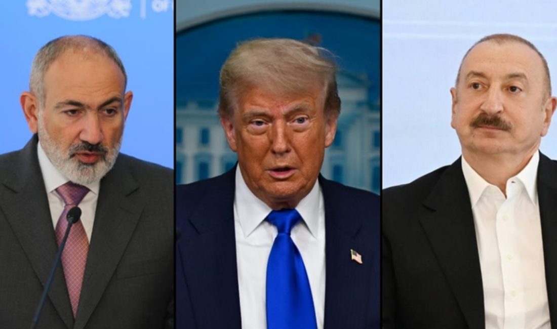 ABD Başkanı Donald Trump, Azerbaycan Cumhurbaşkanı İlham Aliyev ile Ermenistan